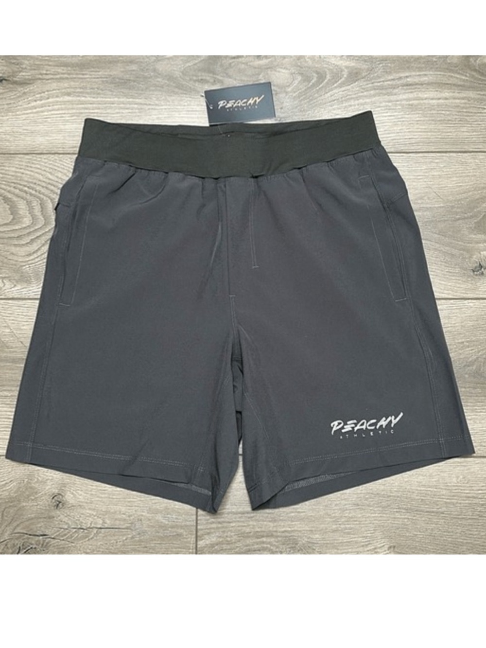 Peachy Athletic 7" Kenesis Compression‎ Liner Training Shorts Gray Size Medium